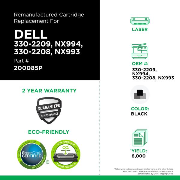 Dell - 330-2209, NX994, 330-2208, NX993