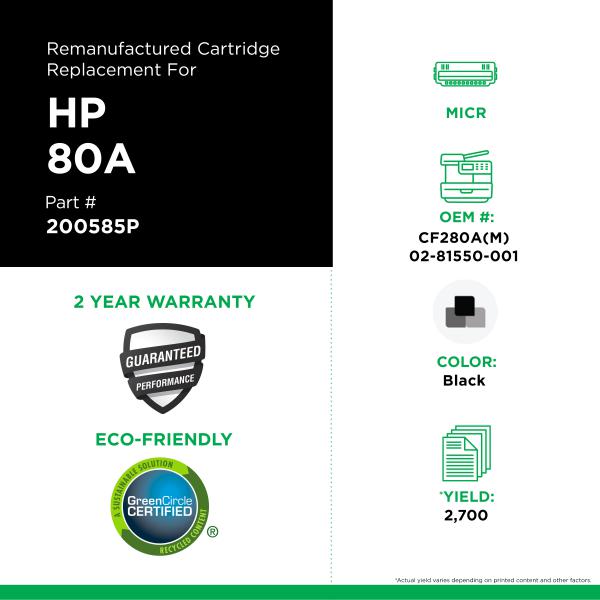 HP - CF280A(M), 02-81550-001