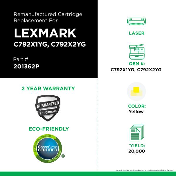Lexmark - C792X1YG, C792X2YG