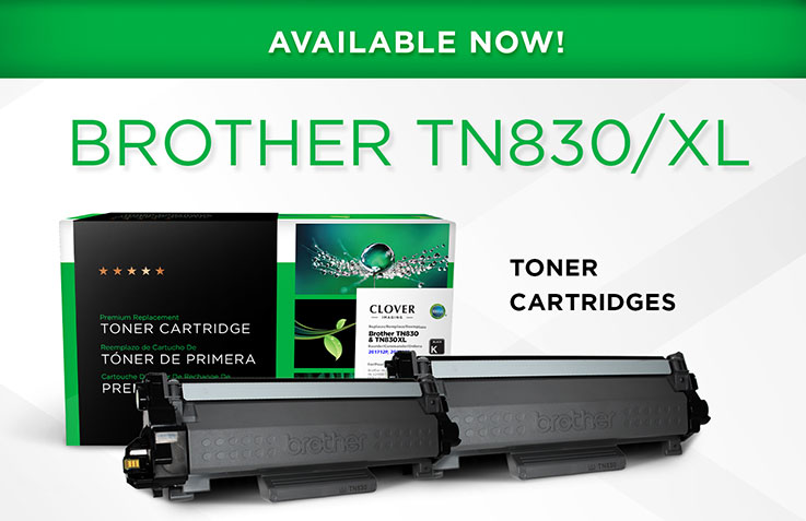 Disponible Maintenant : Brother TN830 & TN830 XL