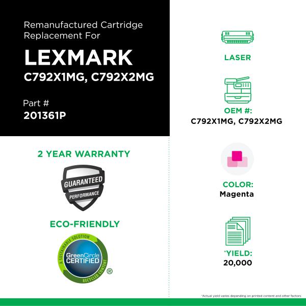 Lexmark - C792X1MG, C792X2MG