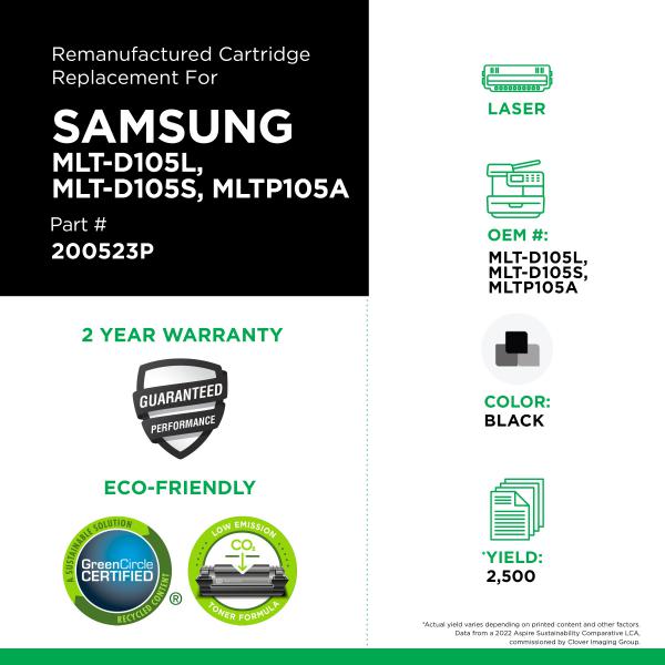 Samsung - MLT-D105L, MLT-D105S, MLTP105A