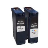 Clover Imaging Remanufactured High Yield Black, Color Ink Cartridges for Canon PG-285XL/CL-286XL (6196C004) 2-Pack